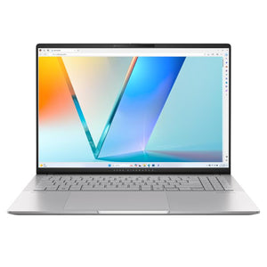 Notebook|ASUS|VivoBook S|M5606UA|CPU  Ryzen 7|8845HS|3800 MHz|16"|3200x2000|RAM 16GB|LPDDR5x|SSD 1TB|AMD Radeon Graphics|Integrated|ENG|NumberPad|Card Reader Micro SD|Windows 11 Home|Silver|1.5 kg|90NB1483-M005B0