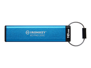 KINGSTON 16GB USB-C IronKey Keypad 200C