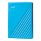 WD My Passport 4TB portable HDD Blue