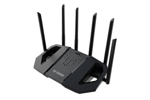 Wireless Router|ASUS|Router|6500 Mbps|Mesh|Wi-Fi 6|Wi-Fi 7|IEEE 802.11a|IEEE 802.11b|IEEE 802.11g|IEEE 802.11ac|IEEE 802.11ax|USB 3.2|3x2.5GbE|1x2.5GbE|Number of antennas 6|TUFGAMINGBE6500