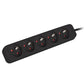 Lanberg Cable Power Strip, 5X French Outlets Quality-Grade Copper, 1.5 m | PS0-05E-0150-BK
