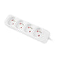Lanberg | Cable Power Strip 4X French Outlets Quality-Grade Copper, 1.5 m | PS0-04E-0150-W
