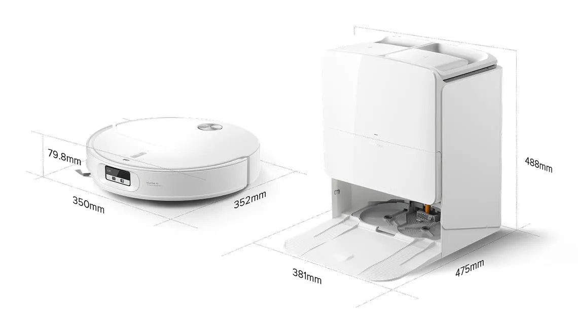 VACUUM CLEANER ROBOT QREVOEDGE/PRO2 WHITE WQE2P02-00 ROBOROCK
