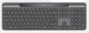 Logitech Signature Slim Solar+ K980 for Business Wireless Keyboard, RF+Bluetooth, US Int, Graphite