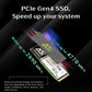 SSD|AGI|600xTBW rating|MTBF 1600000 h|Read speed 4700 MB/s|Write speed 2800 MB/s|NVMe Yes|PCI Express 4.0|M.2|1000 GB|AGI1T0G43AI818-CB