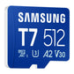 MEMORY MICRO SDXC T7 512GB/V30 MB-MB512T/WW SAMSUNG