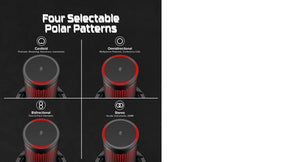 MICROPHONE HYPERX QUADCAST 2/BLACK 872V1AA HYPERX