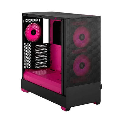 Fractal Design | Pop Air RGB | Side window | Magenta Core TG Clear Tint | ATX, mATX, Mini ITX | ATX
