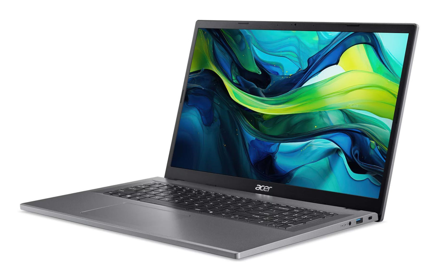 Notebook|ACER|Aspire|Go 17|CPU Intel® N|N150|17.3 "|1920 x 1080 pixels|RAM 16 GB|LPDDR5-SDRAM|Discrete graphics Not available|On-board graphics Yes|Keyboard language English|OS installed Windows 11 Home|Colour Grey|Weight 2.035 kg|NX.J45EL.005