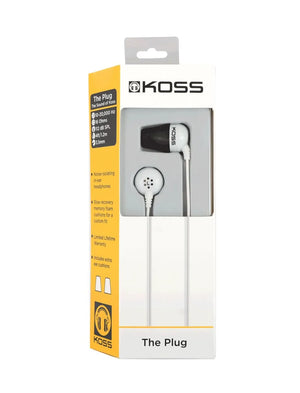 Koss | Headphones | Sparkplug | Wired | In-ear | Noise canceling | Black