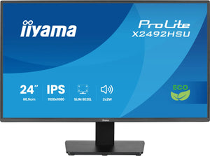 24” IPS Full HD panel with 4-side slim bezel 
