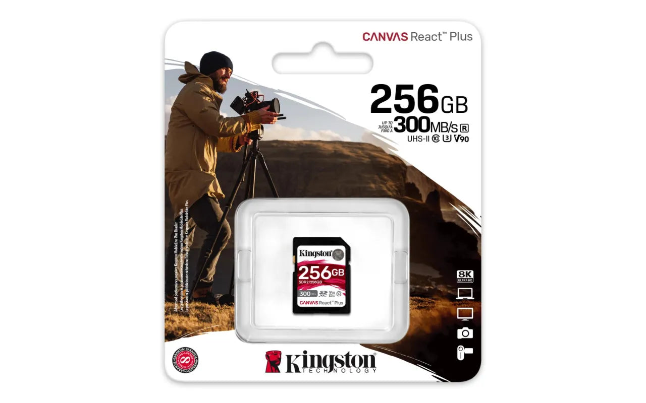 MEMORY SDXC 256GB C10/SDR2/256GB KINGSTON
