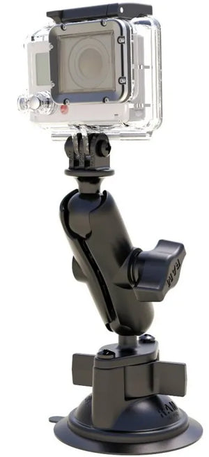 RAM MOUNTS GOPRO MOUNT + TWIST-LOCK IMUKUPPIKIINNIKE, B-KOKO KUULA