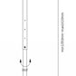 LH-GROUP CEILING ARM MOUNT 23-70"