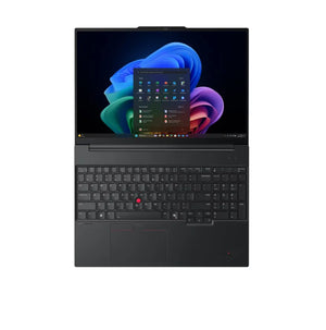 Lenovo ThinkPad E16 G4 Intel | Black | 16 " | IPS | WUXGA | 1920 x 1200 pixels | Anti-glare | Intel Core 5 | 320 | 16 GB | SODIMM DDR5 | Solid-state drive capacity 512 GB | Intel Graphics | Windows 11 Pro | 802.11be | Bluetooth version 5.4 | Keyboard...