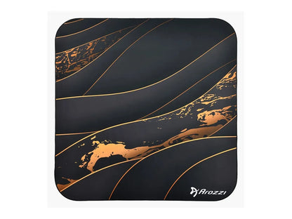 Arozzi Zona Square Floor Pad | Black/Gold