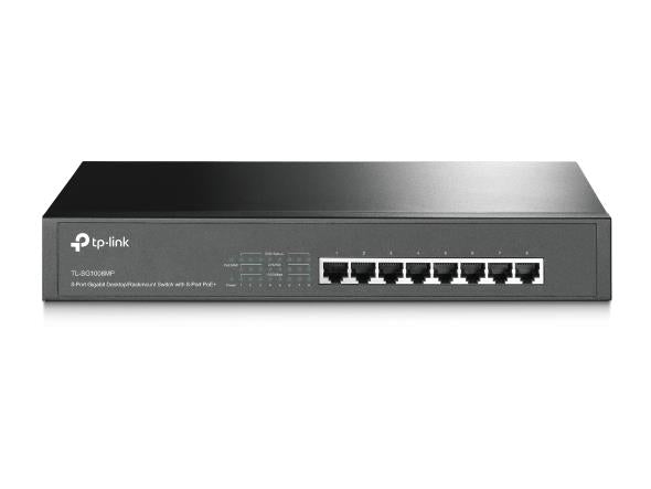 Switch|TP-LINK|Desktop/pedestal|Rack|PoE+ ports 8|TL-SG1008MP