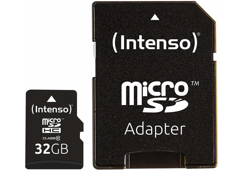 MEMORY MICRO SDHC 32GB C10/W/ADAPTER 3413480 INTENSO