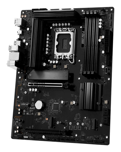 Mainboard|ASROCK|Intel B860 Express|LGA1851|ATX|Memory DDR5|Memory slots 4|1xHDMI|1xDisplayPort|1xAudio-In|1xAudio-Out|1xMicrophone|2xUSB 2.0|6xUSB 3.2|1xUSB-C|1xRJ45|B860PRO-A