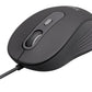 MOUSE USB OPTICAL M520/GRAPHITE 910-007511 LOGITECH