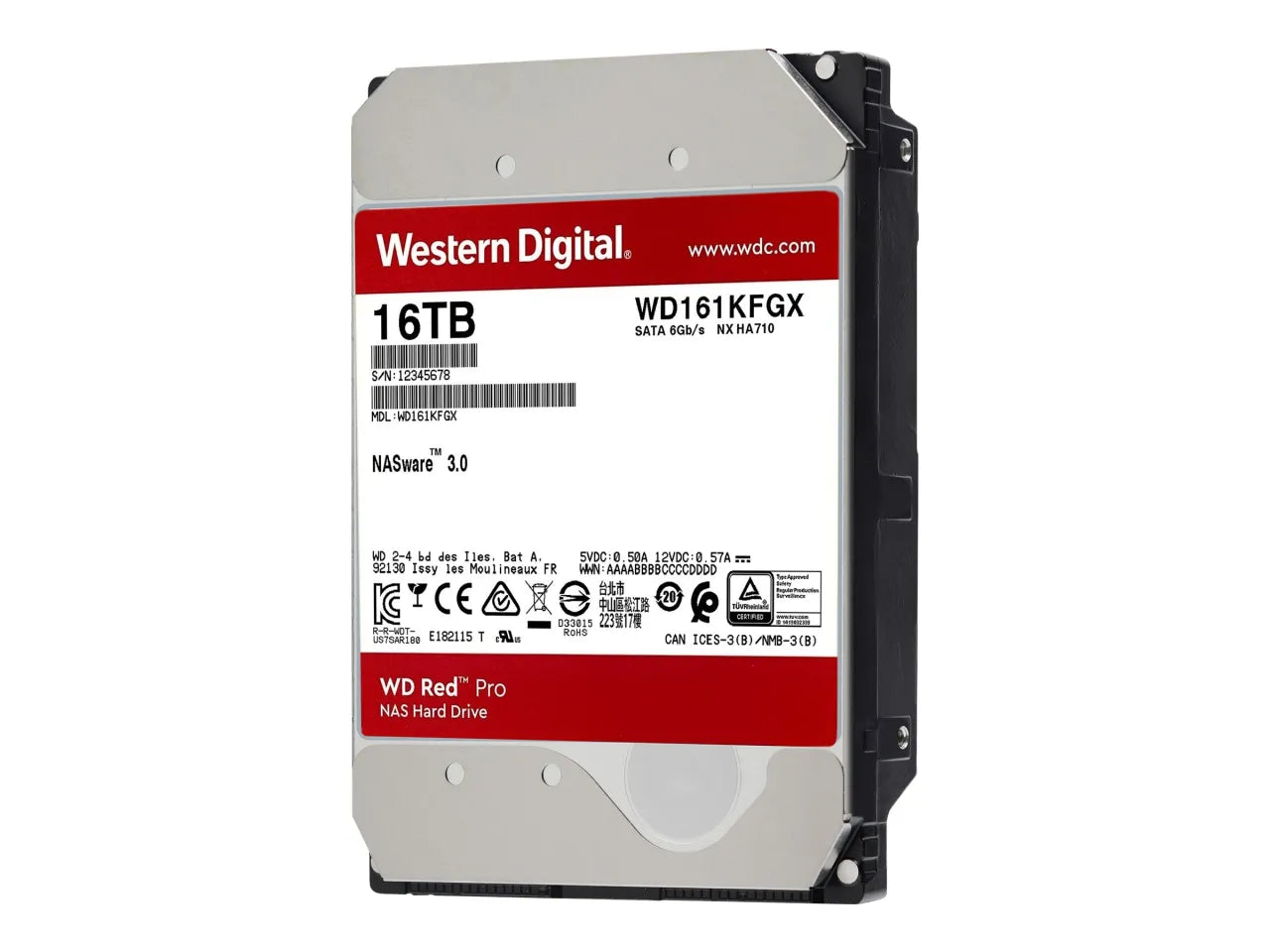 WD Red Pro 16TB 6Gb/s SATA HDD