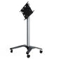 B-TECH AV FLAT SCREEN TROLLEY WITH FLIP ROTATION (VESA 600 X 400) - 1.7M COLUMN