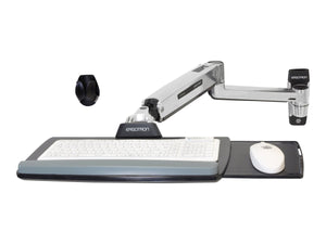 ERGOTRON LX Sit-Stand Keyboard Arm, POLI