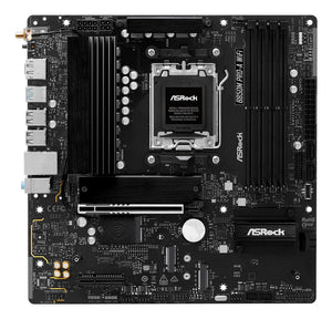 Mainboard|ASROCK|1xPCI-Express 4.0 4x	|1xPCI-Express 5.0 16x|1xM.2|1xHDMI|1xDisplayPort|1xAudio-In|1xAudio-Out|1xMicrophone|4xUSB 2.0|3xUSB 3.2|1xUSB-C|1xRJ45|B850MPRO-AWIFI