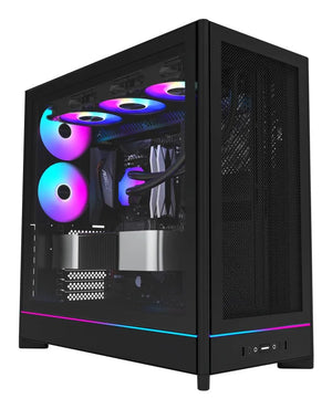 Case|MONTECH|HS01 PRO|MidiTower|Case product features Removeable HDD basket/Transparent panel|Not included|ATX|MicroATX|MiniITX|Colour Black|HS01PRO(B)