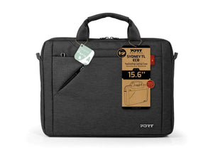 PORT DESIGNS | ECO SYDNEY | Fits up to size 15.6 " | Laptop Case | Shoulder strap | Black