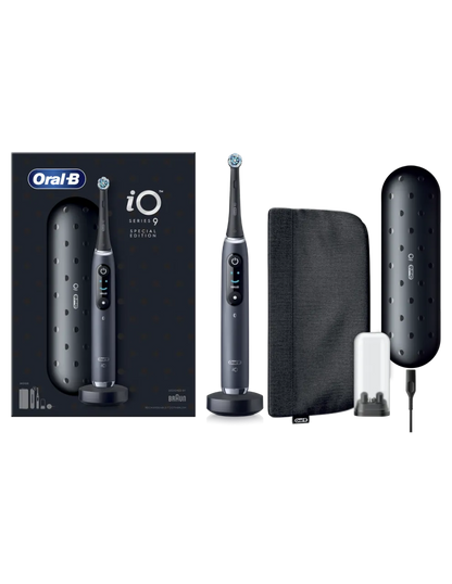 Oral-B Electric Toothbrush | iO9 Series | Rechargeable | For adults | Number of brush heads included 1 | Number of teeth brushing modes 7 | Black Special Edition