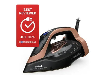 TEFAL | Steam Iron | Ultimate Power Pro FV9E50E0 | Steam Iron | 3200 W | Water tank capacity 350 ml | Continuous steam 85 g/min | Steam boost performance 300 g/min