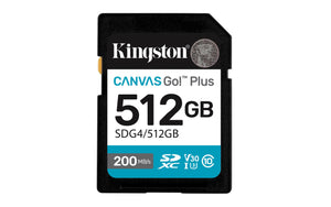 MEMORY SDXC 512GB UHS-I/SDG4/512GB KINGSTON