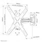 NEOMOUNTS SELECT SCREEN WALL MOUNT (FULL MOTION, 2 PIVOTS, VESA 400X400)