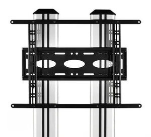 B-TECH AV UNIVERSAL FLAT SCREEN FLOOR STAND (VESA 600 X 400) - TWIN 1.8M COLUMNS