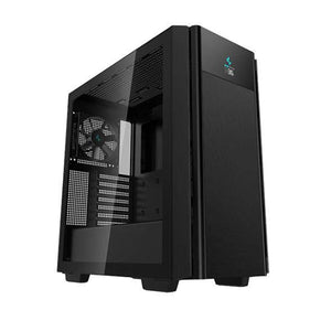 Case|DEEPCOOL|CH510 MESH DIGITAL|MiniTower|Case product features Transparent panel|Not included|Colour Black|R-CH510-BKNSE1-G-1