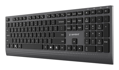 KEYBOARD MULTIMEDIA USB ENG/BLACK KB-MCH-06 GEMBIRD