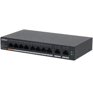 Switch|DAHUA|CS4010-8GT-60|Switch type Managed|Switch layer L2|Form factor Desktop/Wall-Mounting|10xRJ-45 ports|RJ-45 Ports Type Gigabit Ethernet (10/100/1000)|Power over Ethernet (PoE) Yes|8xPower over Ethernet (PoE) ports quantity|Total Power over...