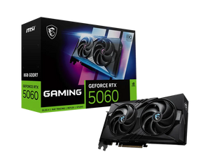MSI GeForce RTX 5060 8G GAMING OC | NVIDIA | 8 GB | GeForce RTX 5060 | GDDR7 | HDMI ports quantity 1 | PCI Express Gen 5 x16 pin(uses x8)