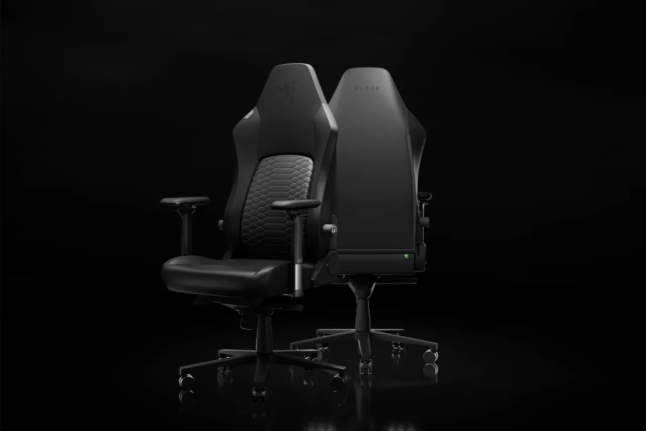 Razer Ergonomic Gaming Chair with Breathable Comfort | Iskur V2 NewGen | Black