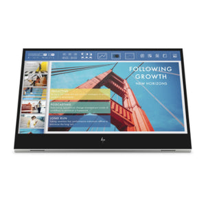 HP E14 G4 FHD Portable Monitor - DAMAGED - 14" 1920x1080 FHD 400-nit 60Hz AG, IPS, 2x USB-C, tilt/swivel, 3 years