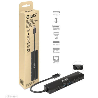 I/O HUB 6IN1 USB-C/CSV-1596 CLUB3D
