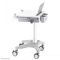 NEWSTAR MOBILE LAPTOP CART, INCL. KEYBOARD & MOUSE DRAWER 10-22" CR?ME