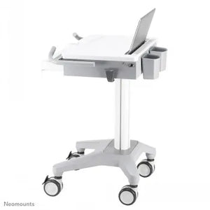 NEWSTAR MOBILE LAPTOP CART, INCL. KEYBOARD & MOUSE DRAWER 10-22" CR?ME