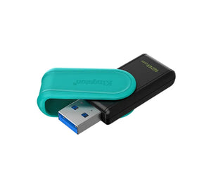 Kingston USB Flash Drive | DataTraveler Exodia S | 128 GB | USB Type-A | Black/Turquoise