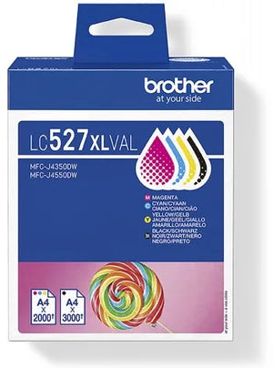 BROTHER LC527XLVAL VALUE PACK CMYK 1X3000+3X2000P