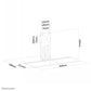 NEOMOUNTS BY NEWSTAR KEYBOARD- & MOUSE HOLDER (WIDTH: 65 CM) VESA 75X75