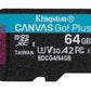 MEMORY MICRO SDXC 64GB UHS-I/1PACK SDCG4/64GBSP KINGSTON