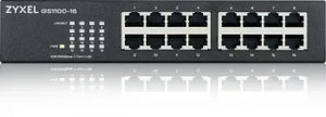 ZYXEL GS1100-16 UNMANAGED + 16 PORT GIGABIT UNMANAGED SWITCH