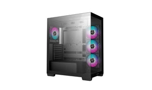 Case|DEEPCOOL|CG580 4F|MidiTower|Case product features Transparent panel|Not included|ATX|MicroATX|MiniITX|Colour Black|R-CG580-BKADA4-G-1